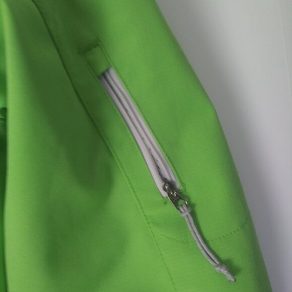 Black Diamond Shell Jacket Double Diamond Ski Hiking Outdoor Green Size M EUC - Picture 2 of 6